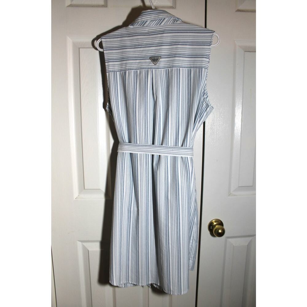 Columbia PFG Women's Sundrifter Woven Sleeveless Shirt Dress sz L - Picture 3 of 4